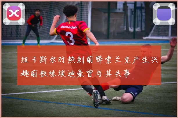 纽卡斯尔对热刺前锋索兰克产生兴趣前教练埃迪豪曾与其共事